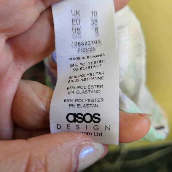 NWT ASOS Floral Cutout Dress - Picture 8 of 11
